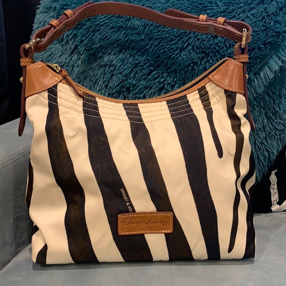 Dooney and Burke Brown Medium Nikki Bag